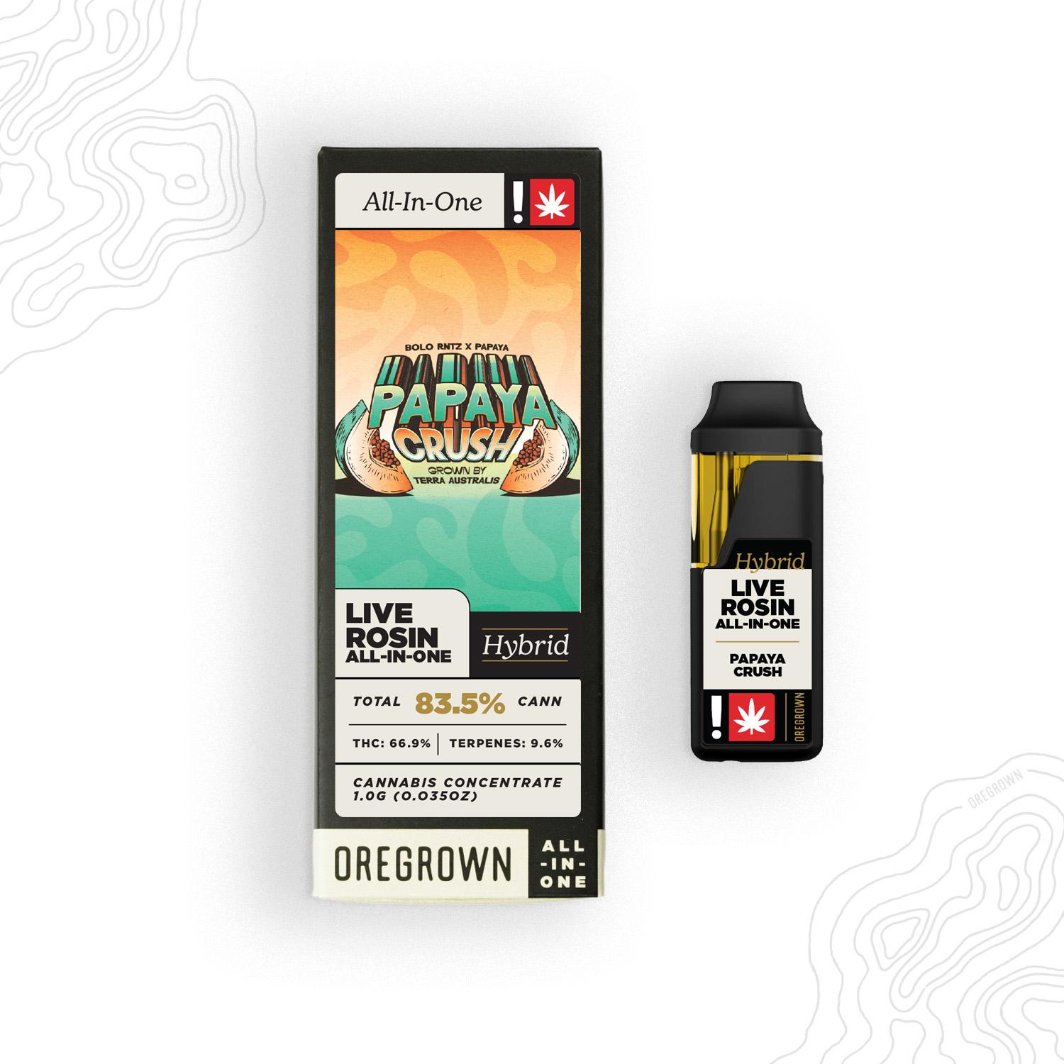 Papaya Crush | Live Rosin All-In-One | 1g