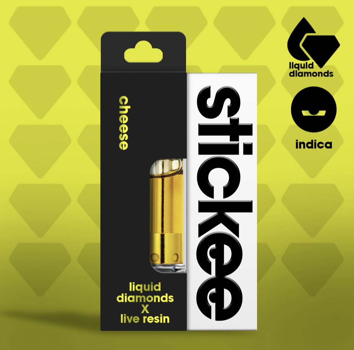 Stickee: Cheese 1G Live Resin x LQD Cart