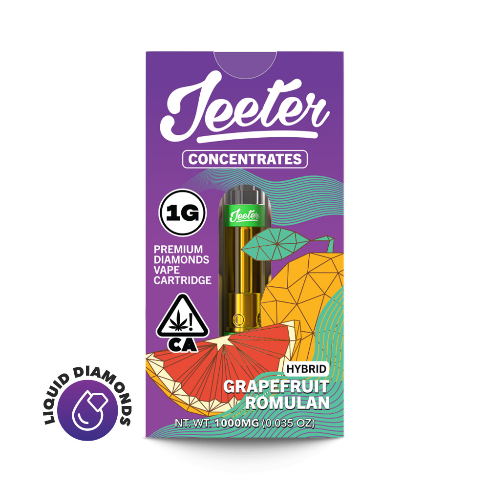 Grapefruit Romulan Premium Diamonds Vape Cartridge | 1g