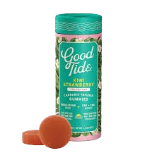 Good Tide | Kiwi Strawberry Gummies THC:CBD:CBG 1:1:1 | 100mg THC/100mg CBD/100mg CBG
