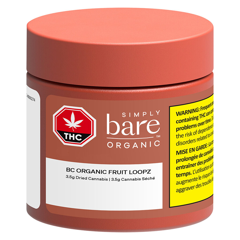 Simply Bare - BC Organic Fruit Loopz - 3.5g