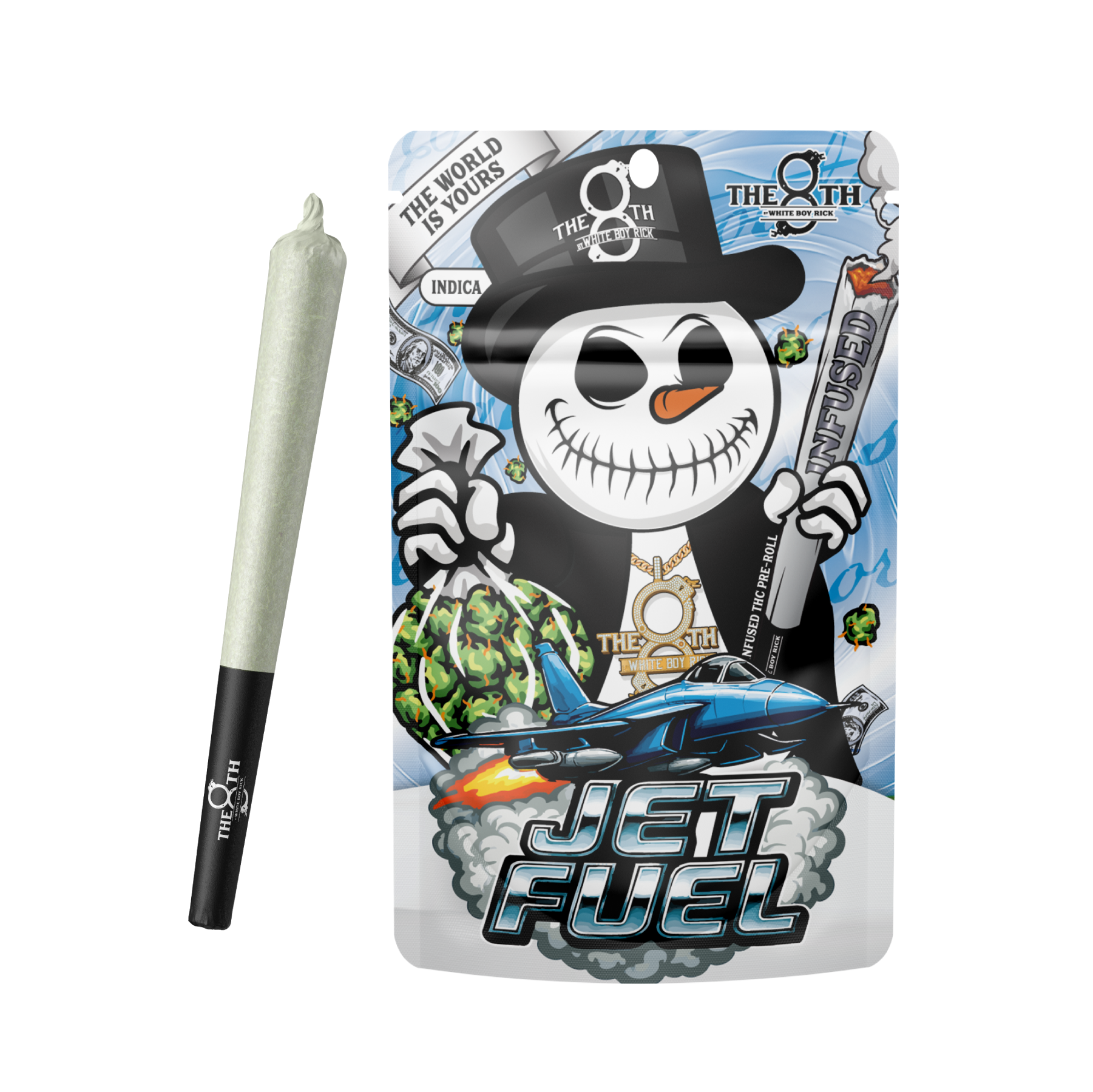 White Boy Rick - 1.2G Infused Preroll - Jet Fuel