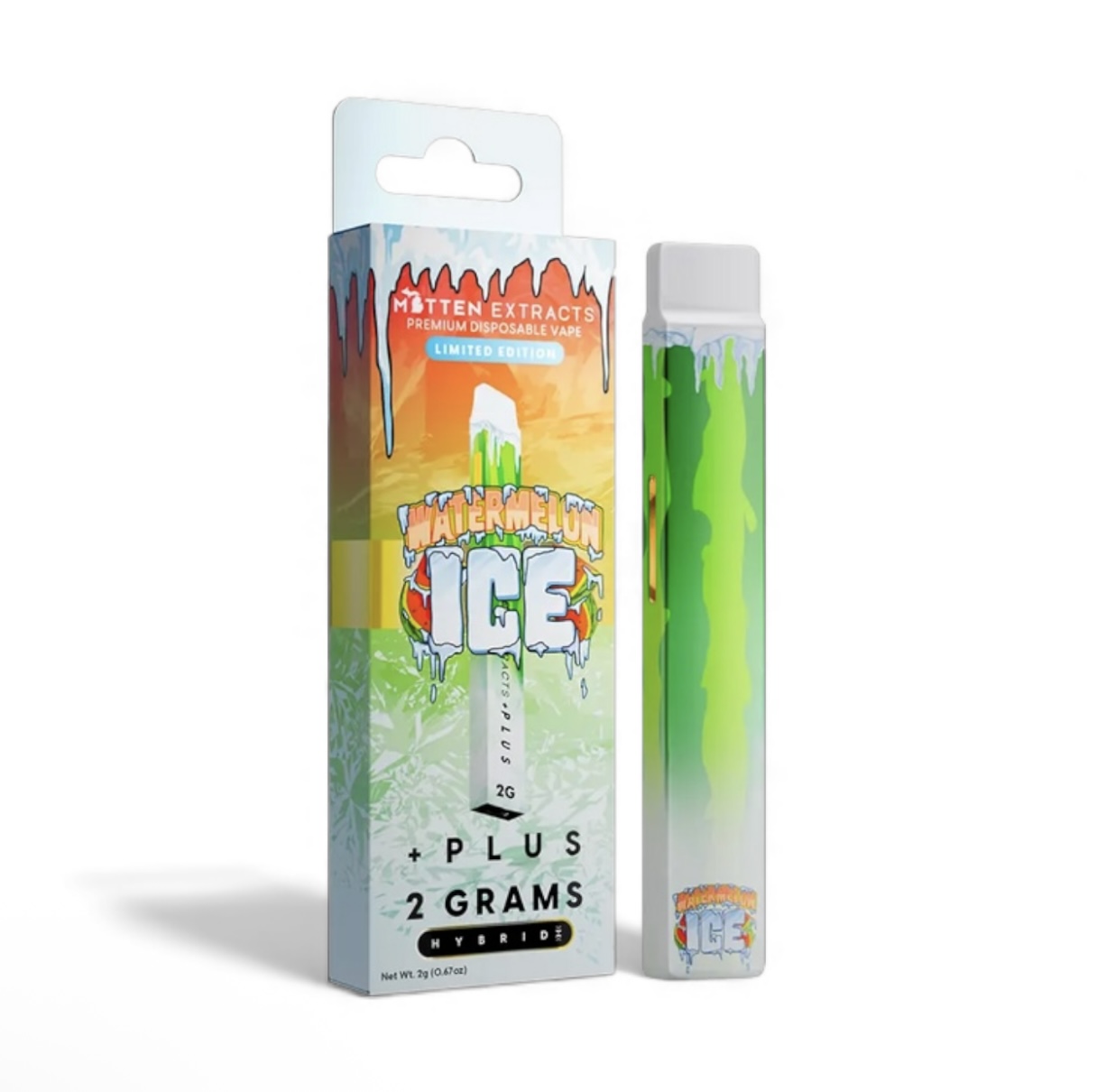 Mitten Extracts: Watermelon Ice 2G Vape Disposable | Green Acres
