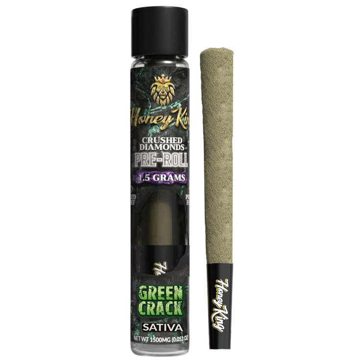 Honey King - Green Crack - Diamond Infused Pre-Roll - 1.5g