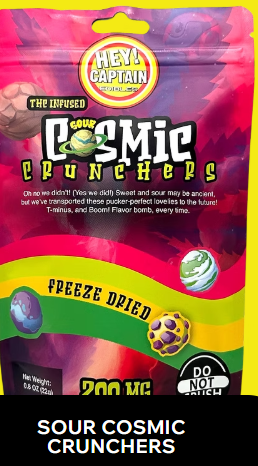 Hey Captain - Sour Cosmic Crunchers - 200mg