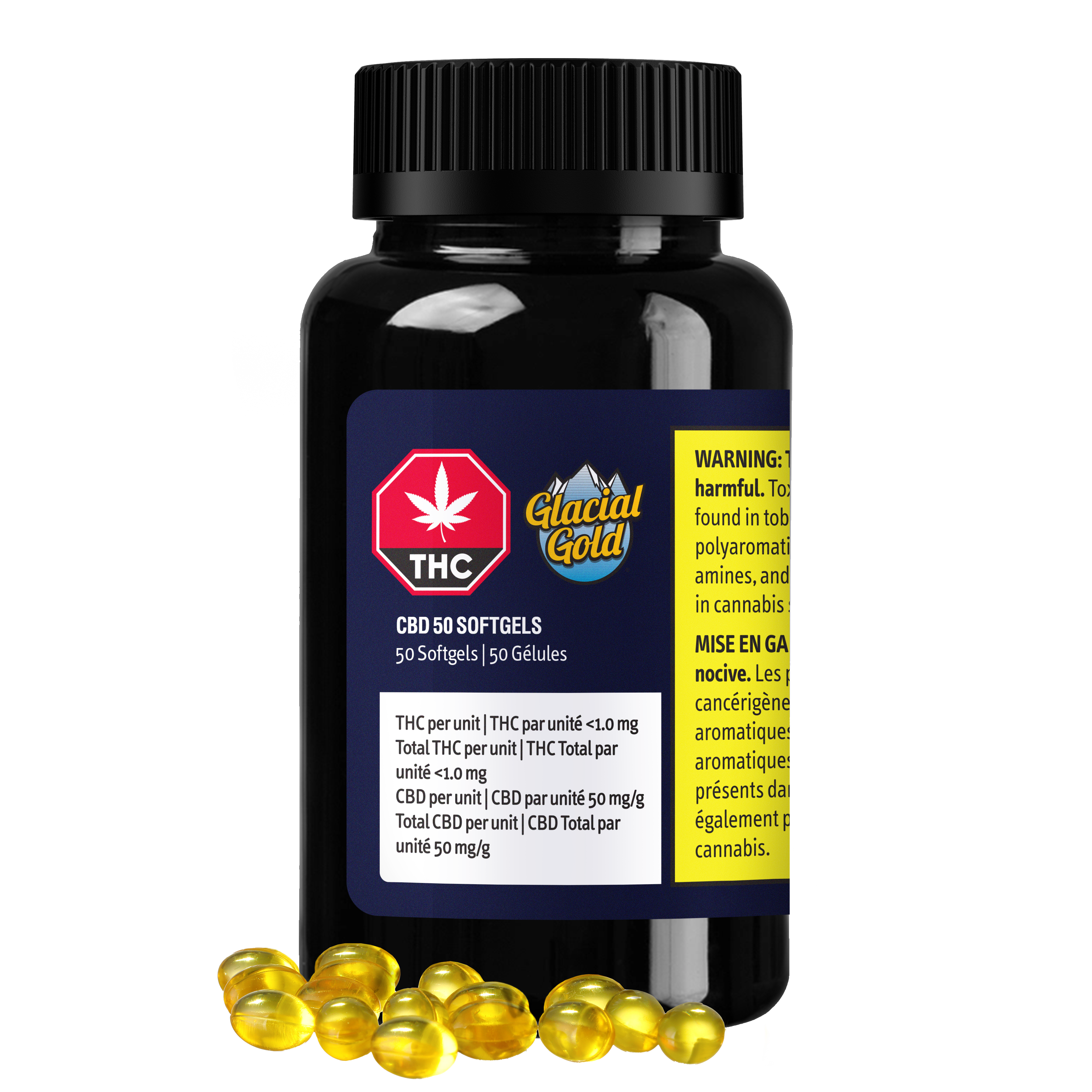 CBD 50 Softgels | 50-pack (2500mg CBD)