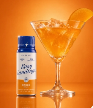 Easy Landings - Mango - 100mg/2oz - THC Infused Syrup