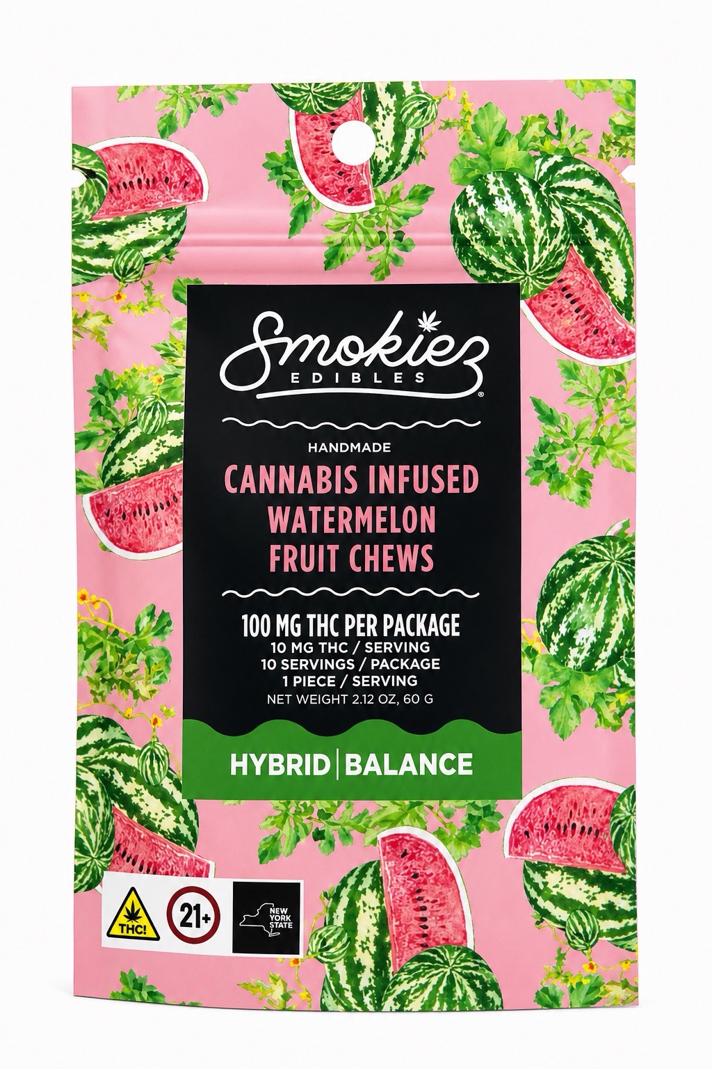 Smokiez Watermelon 10pk 10mg Gummies