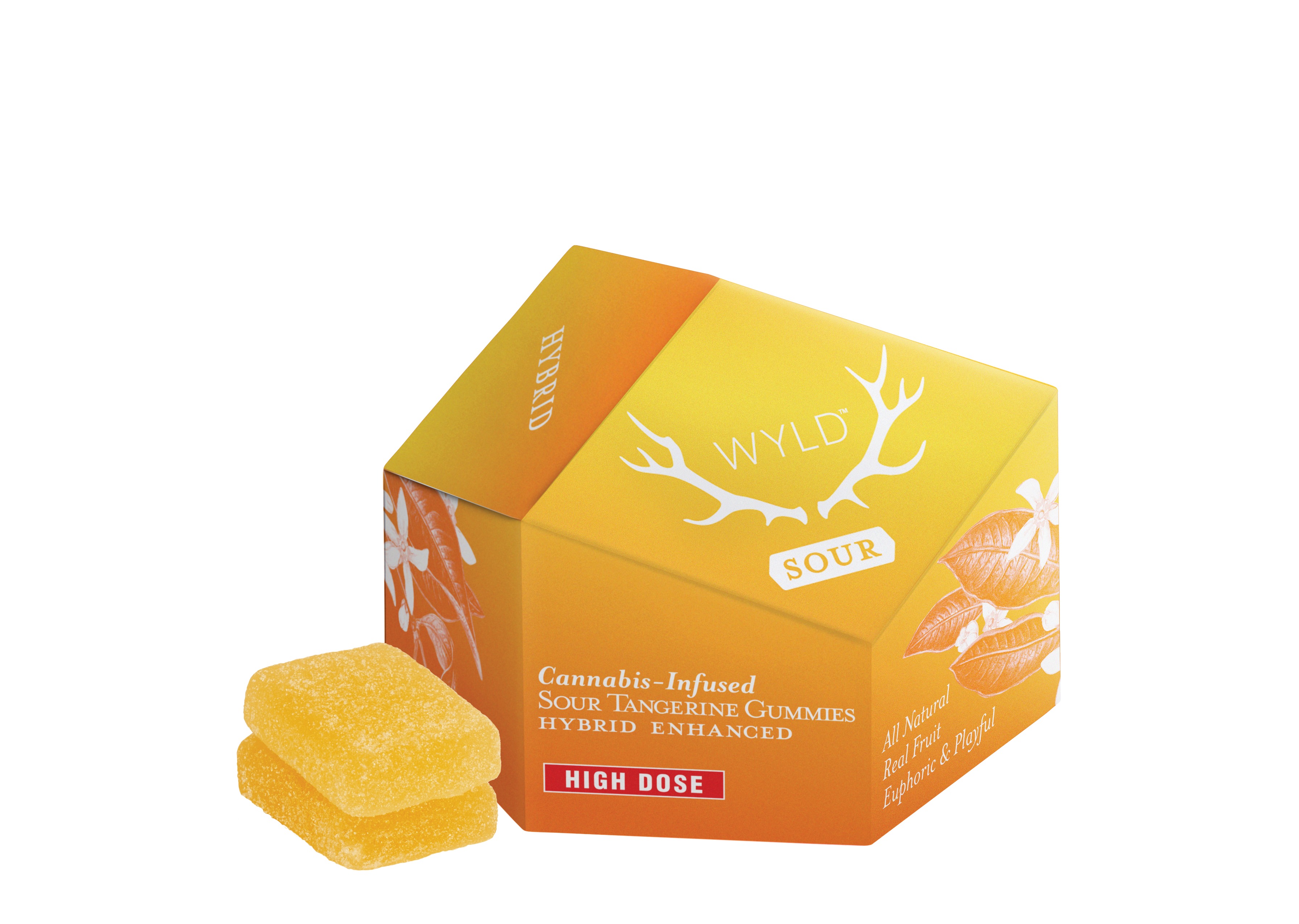 Wyld - Gummies - 200mg - Sour Tangerine - Hybrid