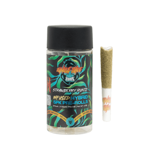 Jungle Juice Infused Multi Pack Pre Rolls 3.5g - Strawberry Runtz