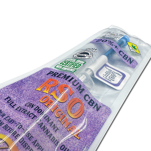 Purple Cadillac CBN RSO Original Tanker 3-pack | 3g (DOH)