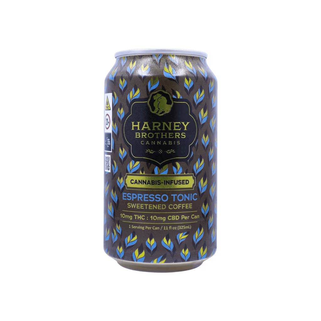 Harney Brothers Espresso Tonic 1:1 THC:CBD 10mg Sweetened Coffee