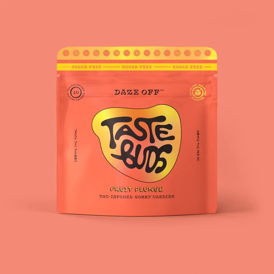 Daze Off Gummies Fruit Plunge - Sugar Free 100mg