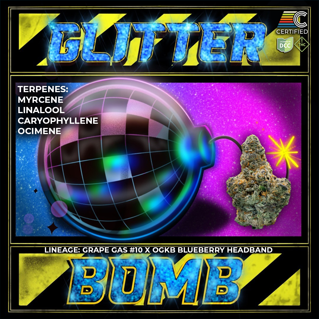 Cultivators | Glitter Bomb Pre-Roll (SSU) | 1g | Indica