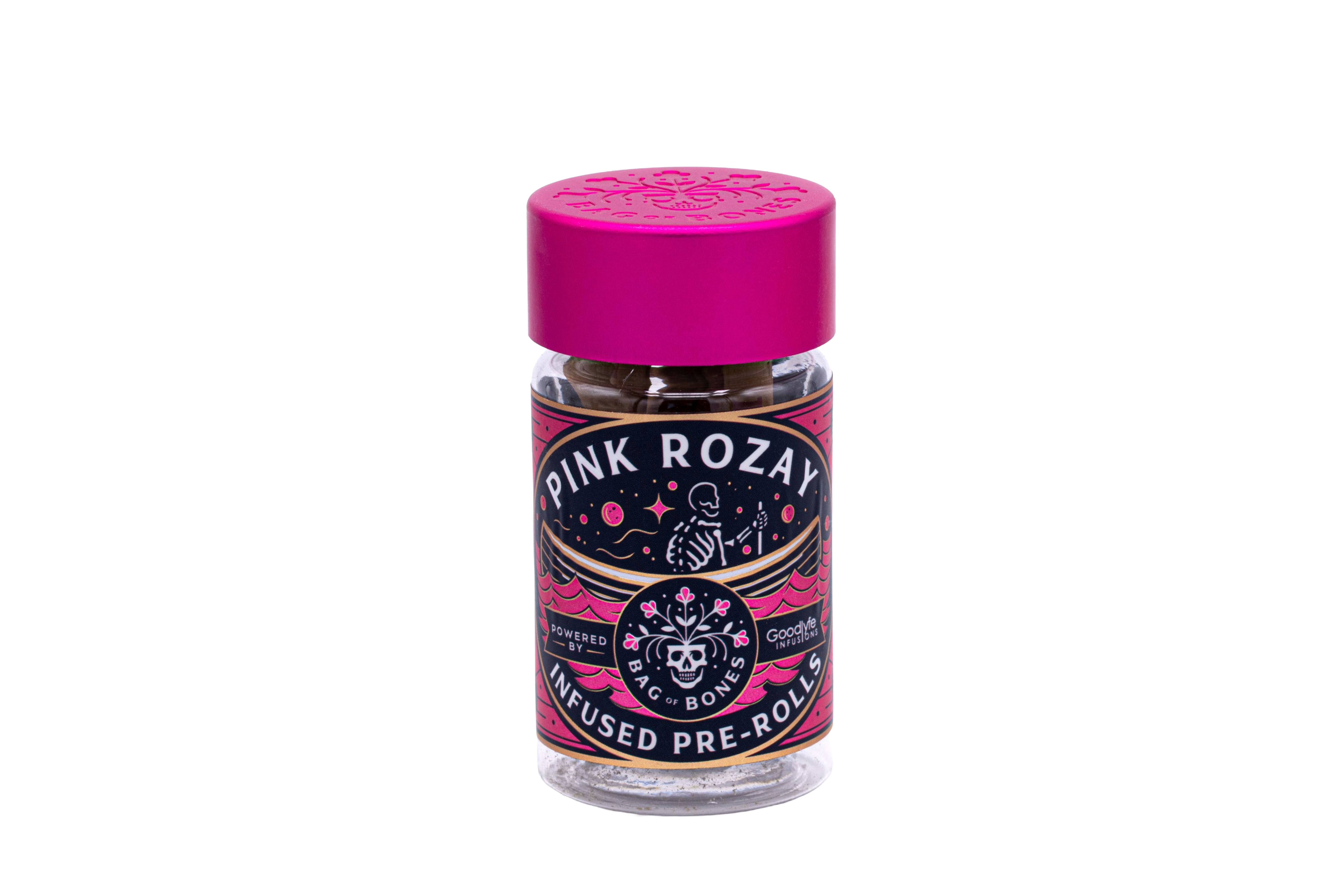 Goodlyfe - 5 Pack Infused Prerolls - Pink Rozay