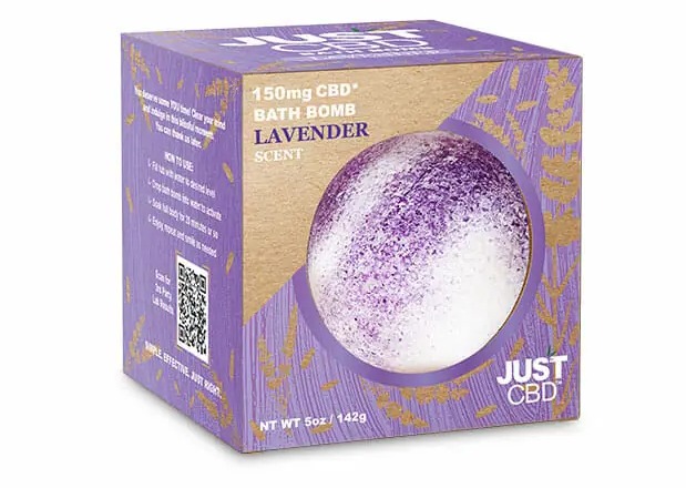 CBD Bath Bomb -- Lavender scent product photo
