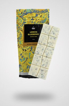 Lemon Blueberry White Chocolate Bar 100mg