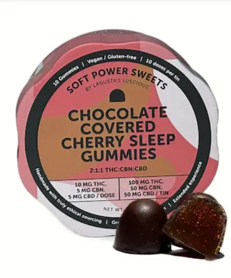 Chocolate Covered Gummies 10pk Cherry