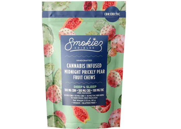 Sweet Midnight Prickly Pear | THC : CBN : CBD Gummies | 10pk | 100mg