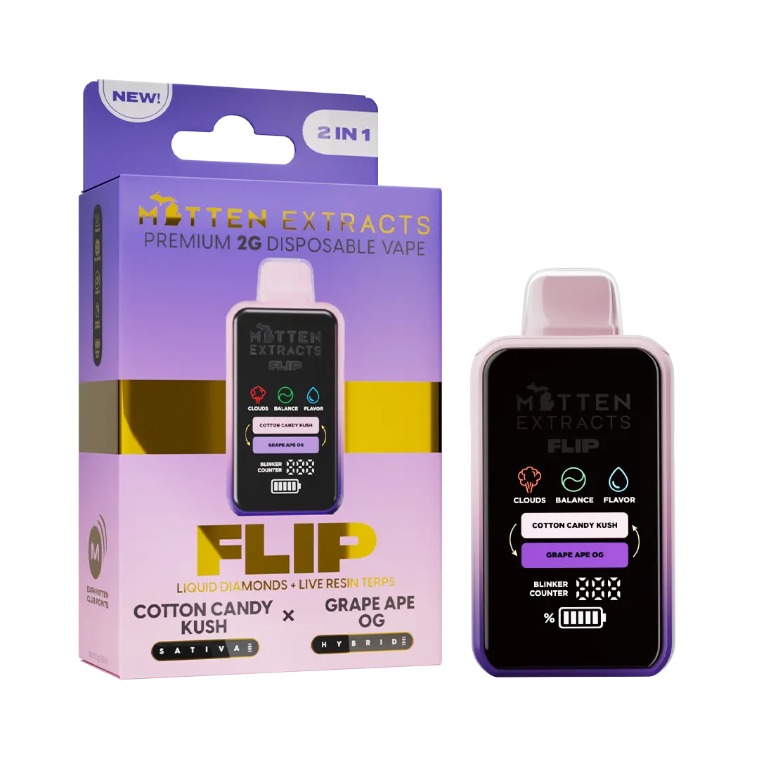 MITTEN EXTRACTS | FLIP | 2 in 1 | Cotton Candy x Grape Ape OG  | 2g