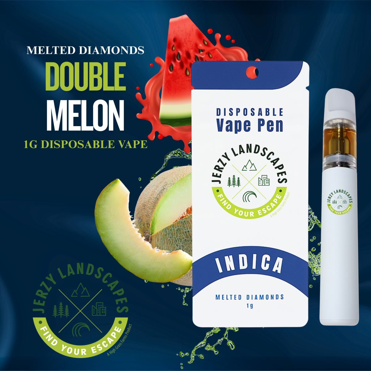 Double Melon 1 gm Vape -