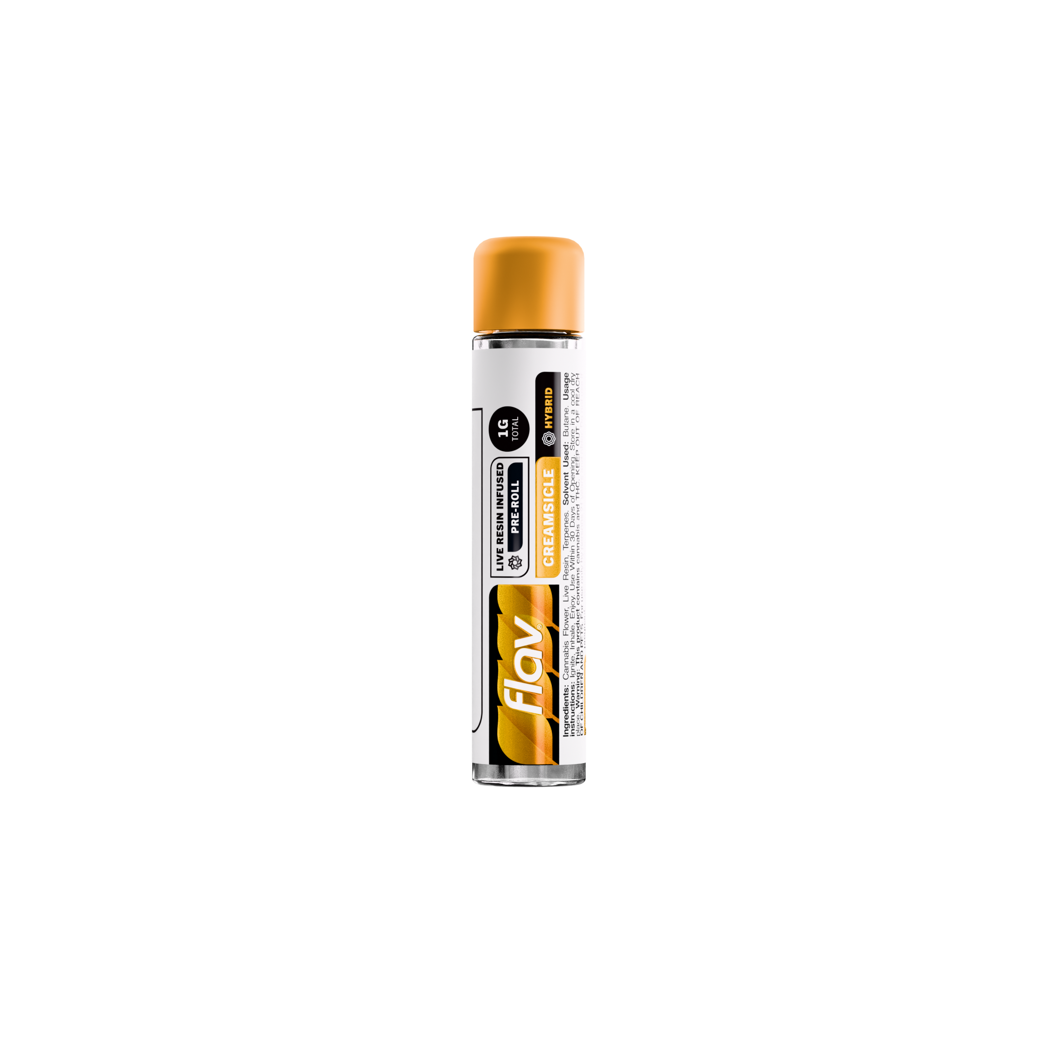 Flav Creamsicle - Live Resin Infused Preroll