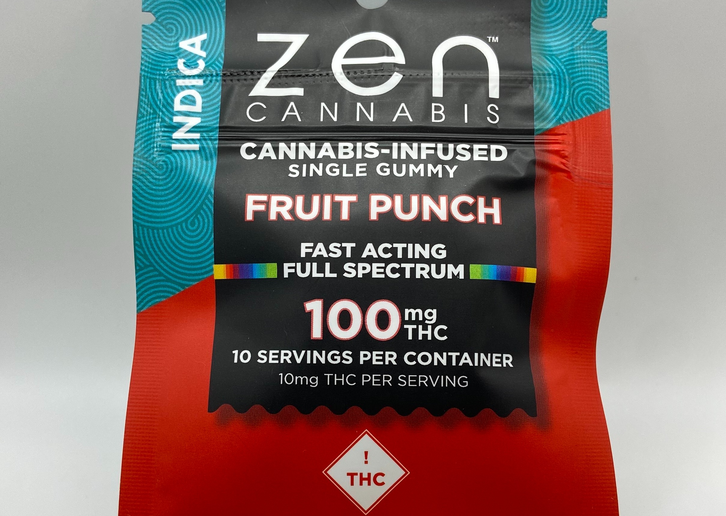 Fruit Punch - Indica - 100mg - Gummies