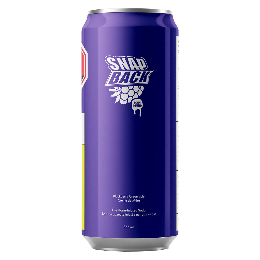 Snap Back - Rosin-Infused Blackberry Creamsicle - 355ml