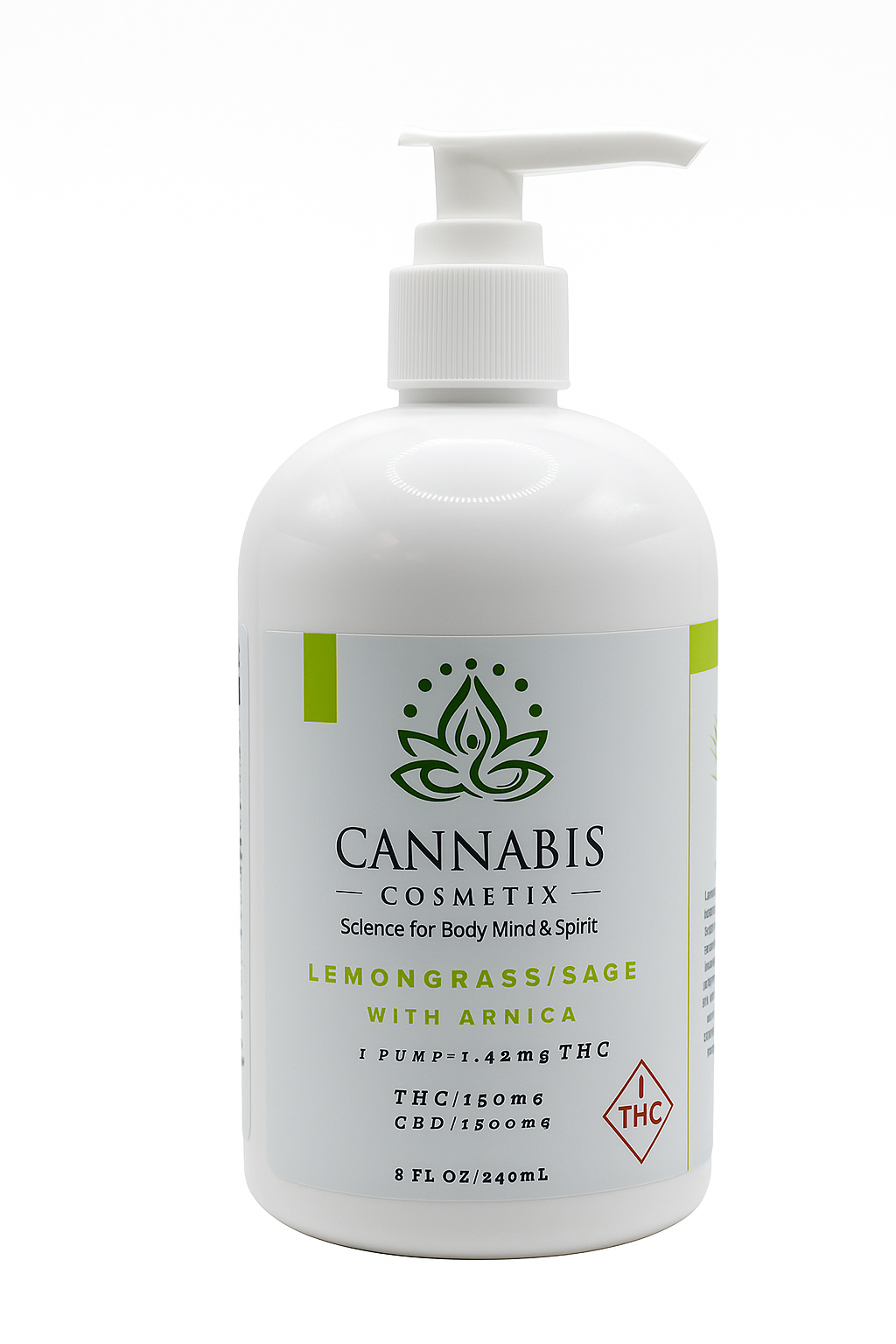 Cannabis Casmetix Lemongrass & Sage Lotion | 500mg