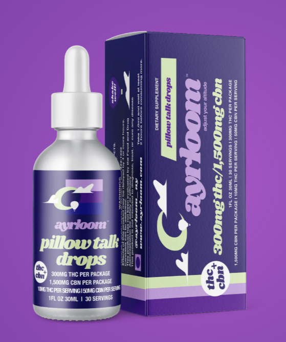 Ayrloom | Pillow Talk | Tincture 300mg THC : 500mg CBN