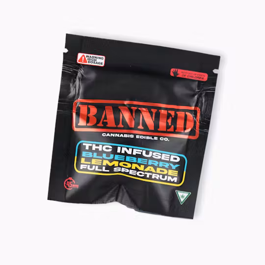 Banned | Blueberry Lemonade | Single Gummie | 200mg