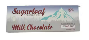 Sugarloaf Springs - Milk Chocolate Bars 100mg