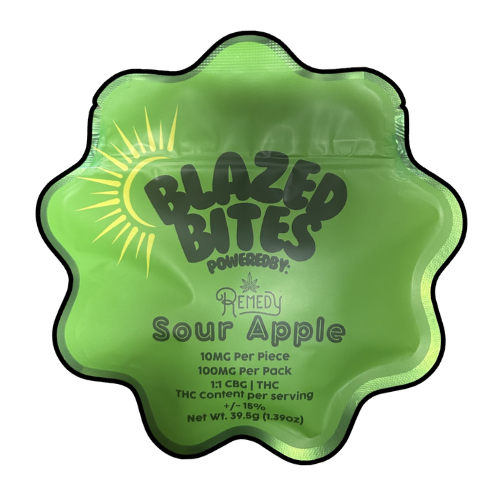Blazed Bites Sour Apple Thc/cbg