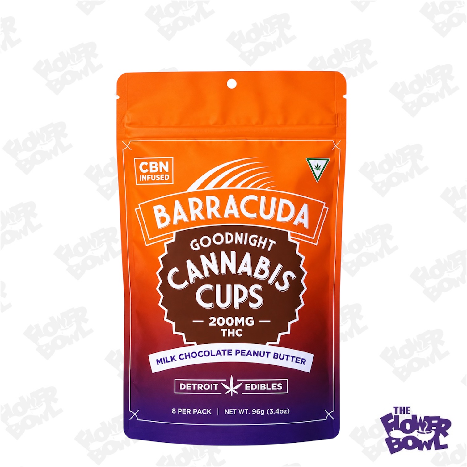 Barracuda: Goodnight Milk Peanut Butter Chocolate Cups 200MG THC:CBN