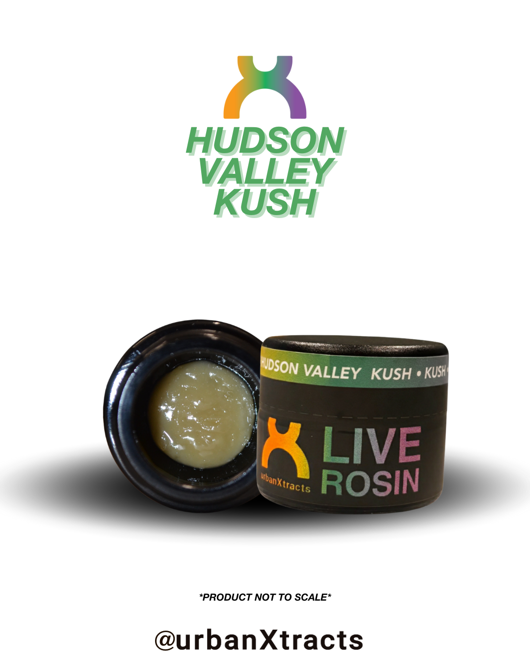 UrbanXtracts | Hudson Valley Kush | Cold Cure Live Rosin | 1g by urbanXtracts - concentrates cannabis product