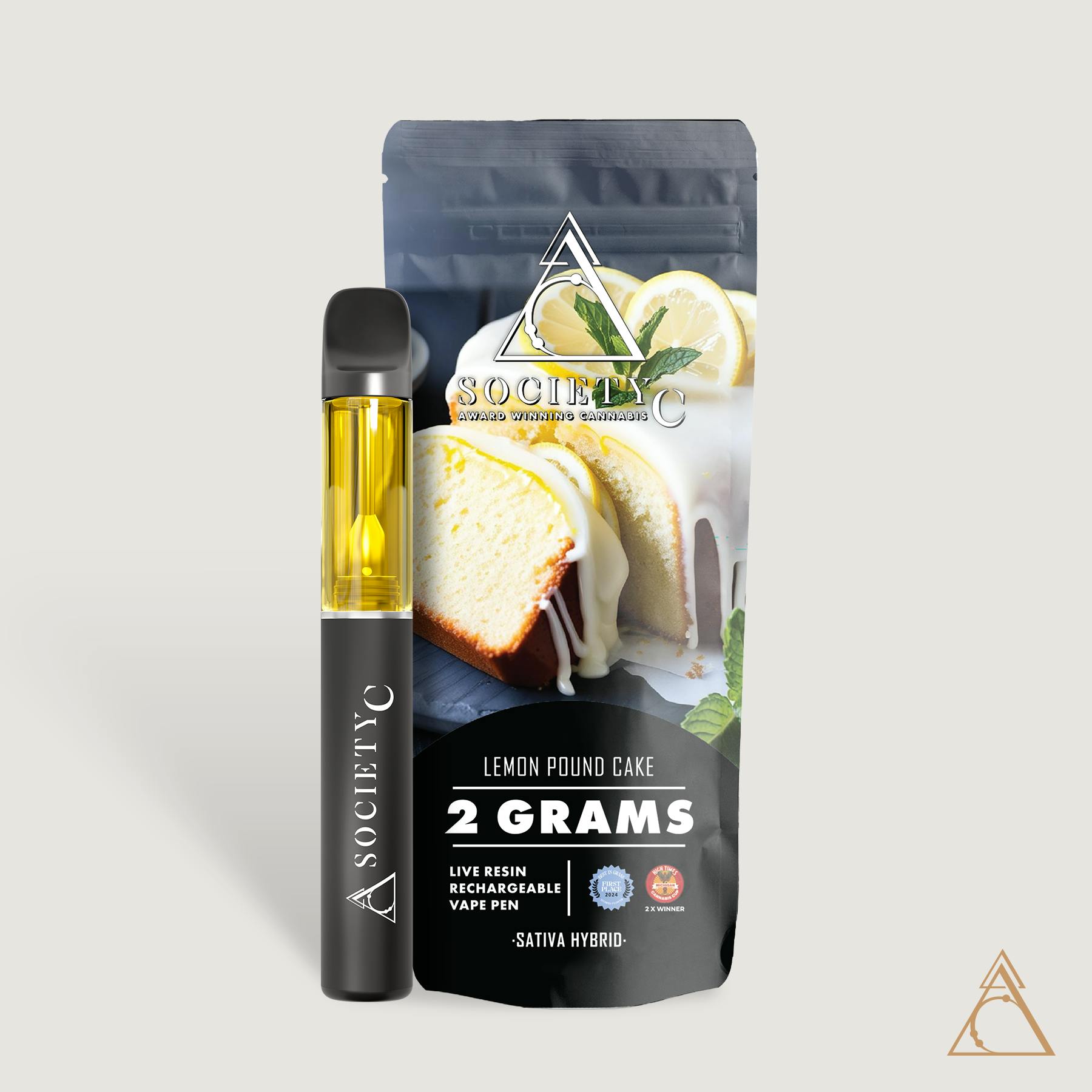 Society C Live Resin Disposable Lemon Pound Cake