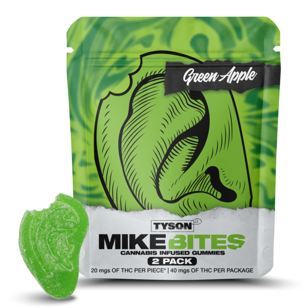 Mike Bites Green Apple