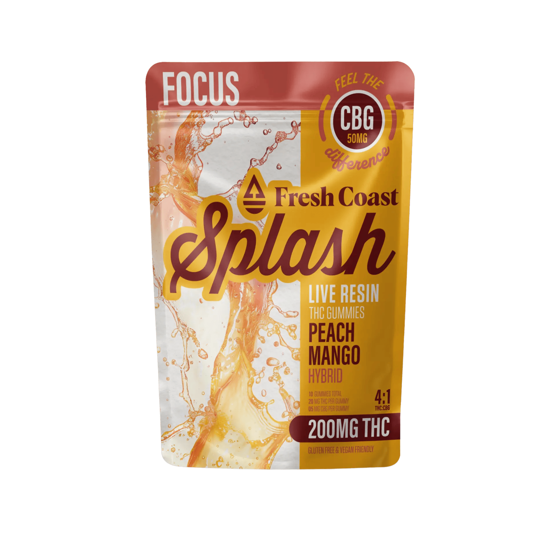 Peach Mango Gummies 4:1 CBG 200mg