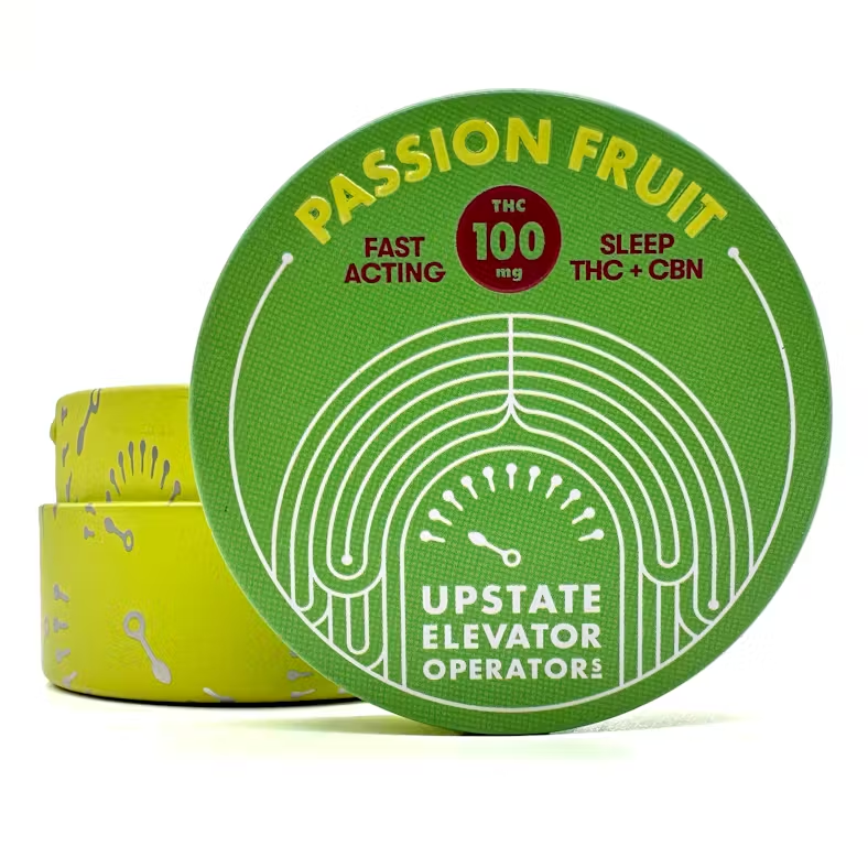 Upstate | Fast Acting 1:1 THC:CBN Gummies | Passion Fruit (20/pkg)