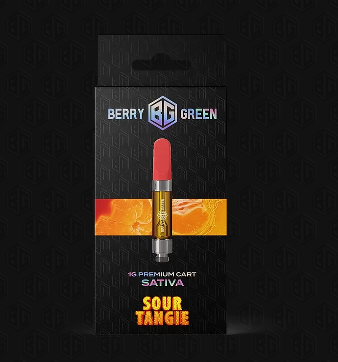 Berry Green | Sour Tangie Sativa 1g Cart