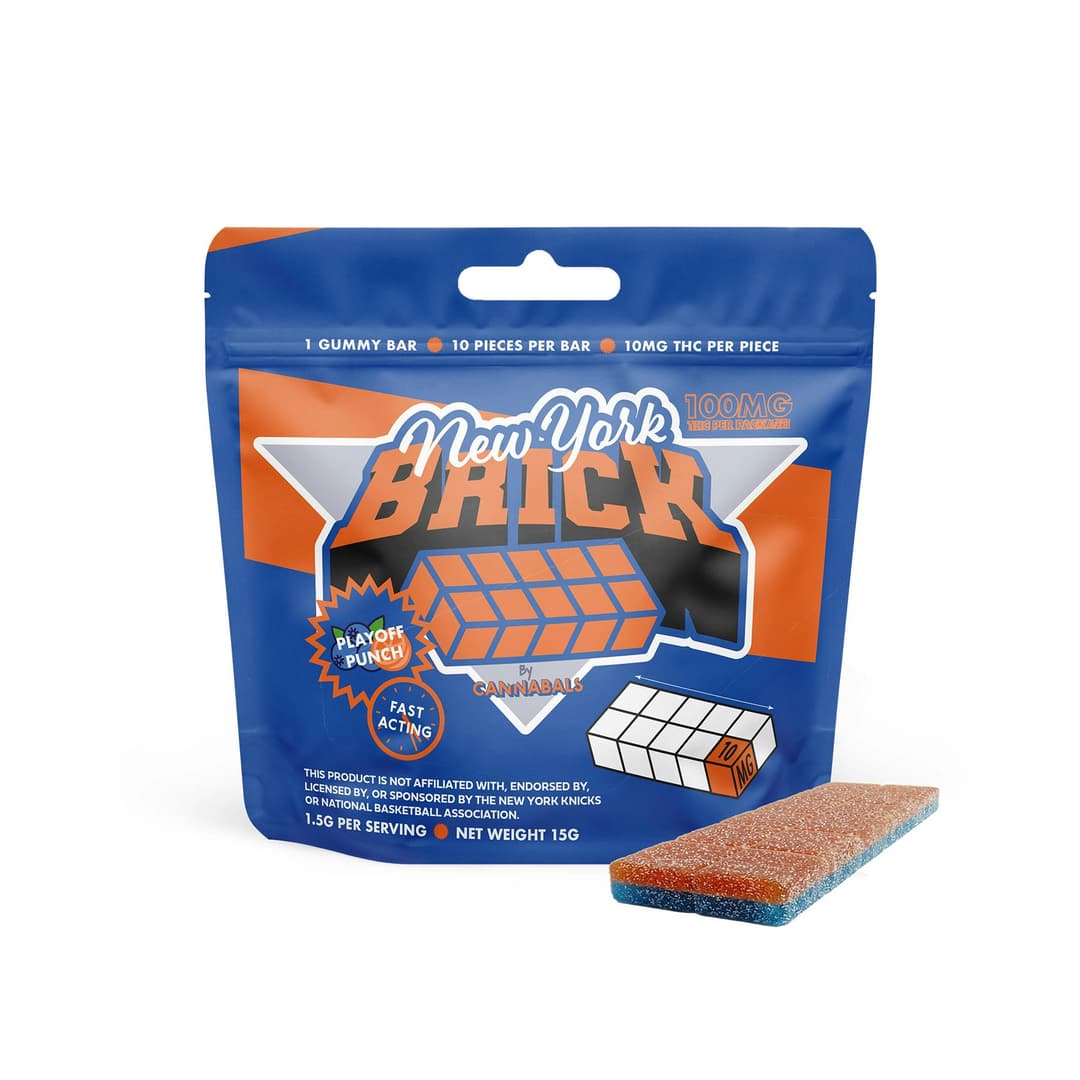 Cannabals | New York Knicks Playoff Punch - Brick Gummy | 100mg 10pk