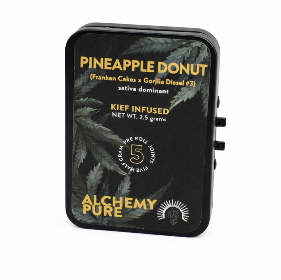 INFUSED PREROLLS - PINEAPPLE DONUT - 5PK