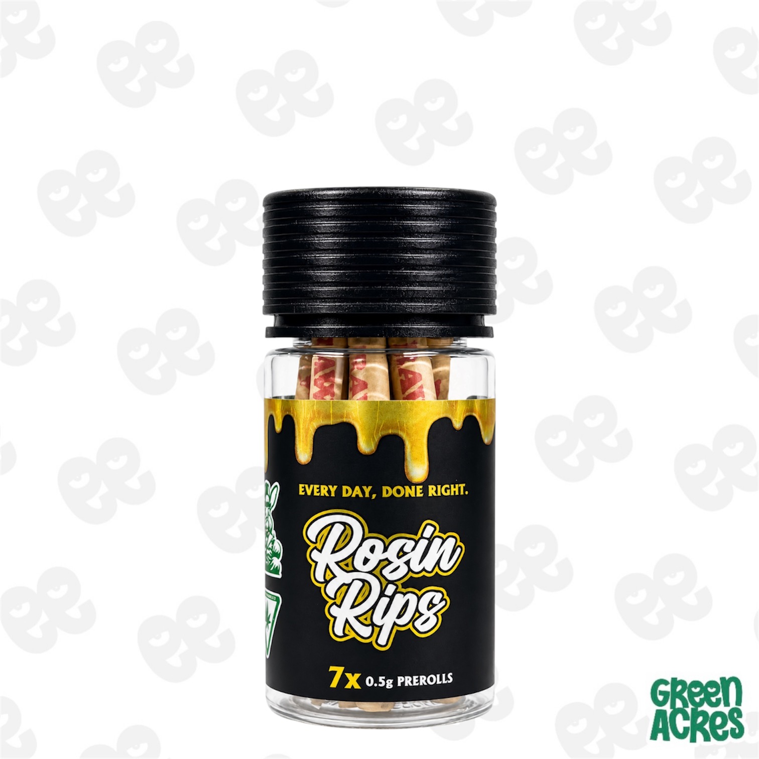 Rosin Rips: Gelato Dream 7 Pack Infused Prerolls (0.5gx7)