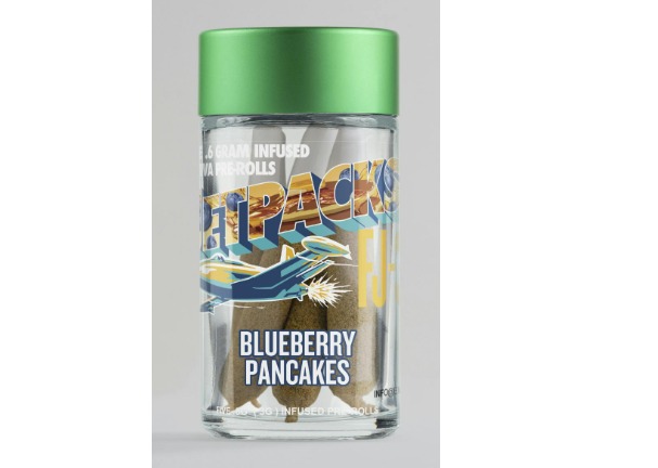 Jetpacks - Fj3 Blueberry Pancakes Infused Preroll 5pk - 3g