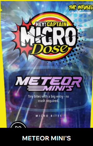 Hey Captain - Meteor Minis Microdose - 200mg