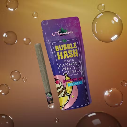 Glass Tip Bubble Banana Split