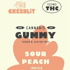 Green Lit Sour Peach