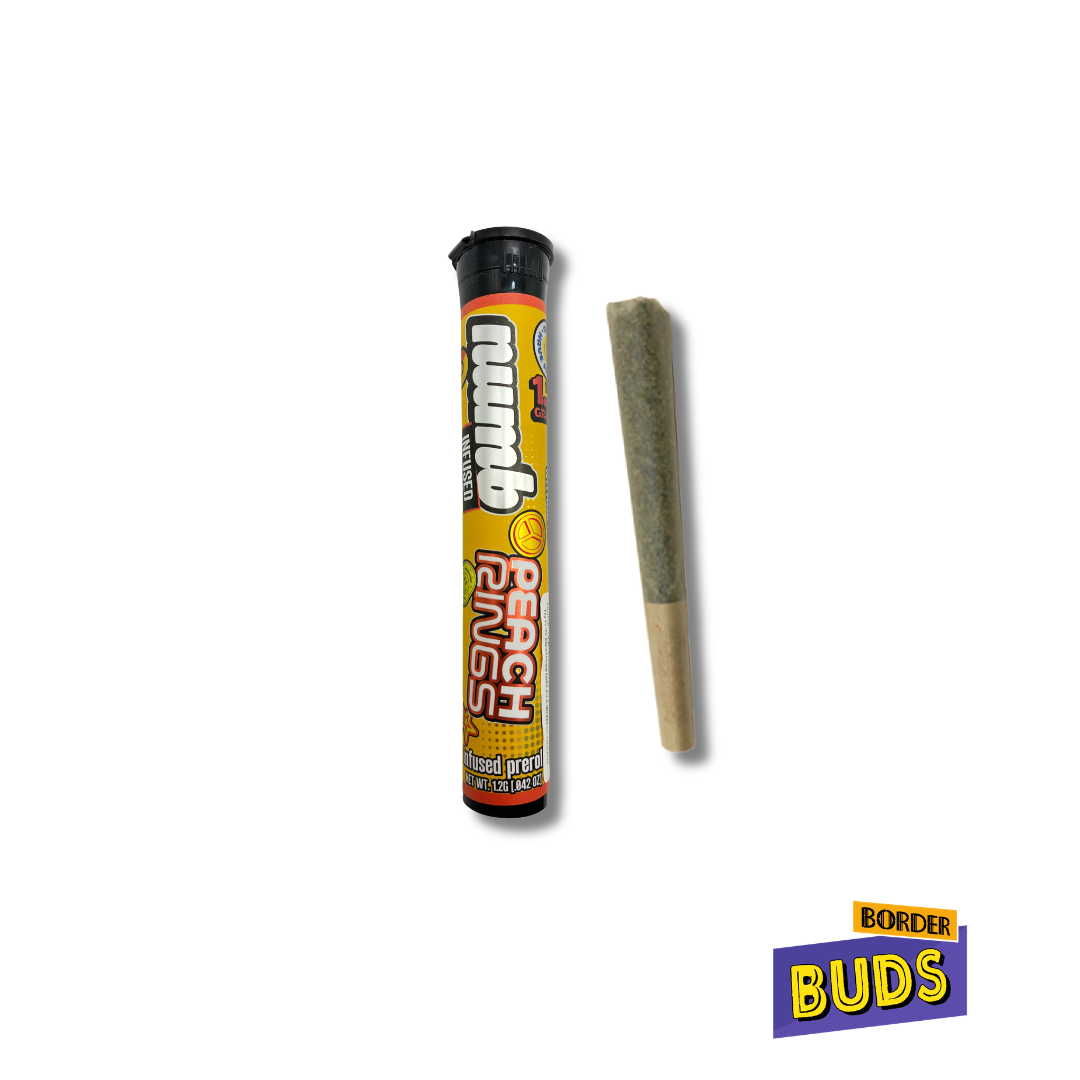 Peach Rings | Numb | 1.2g | Infused Pre-Roll