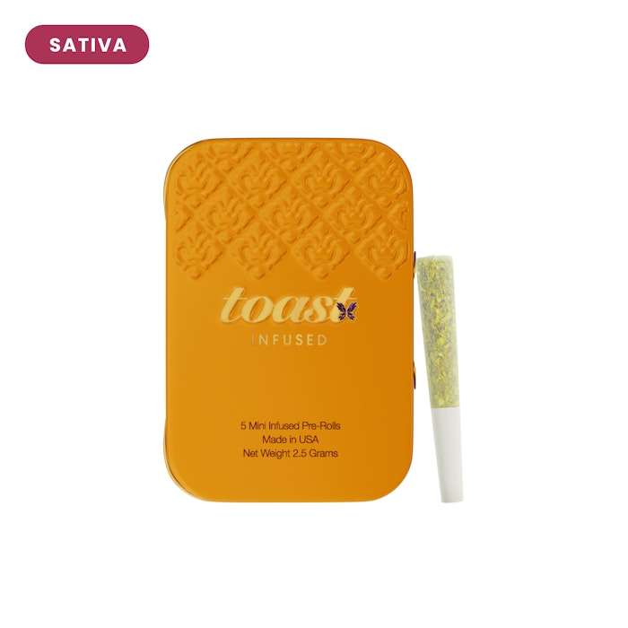 Toast | Clementang | Diamond Infused Minis | Pre-Roll | 5PK | 2.5g by Toast - pre-rolls cannabis product