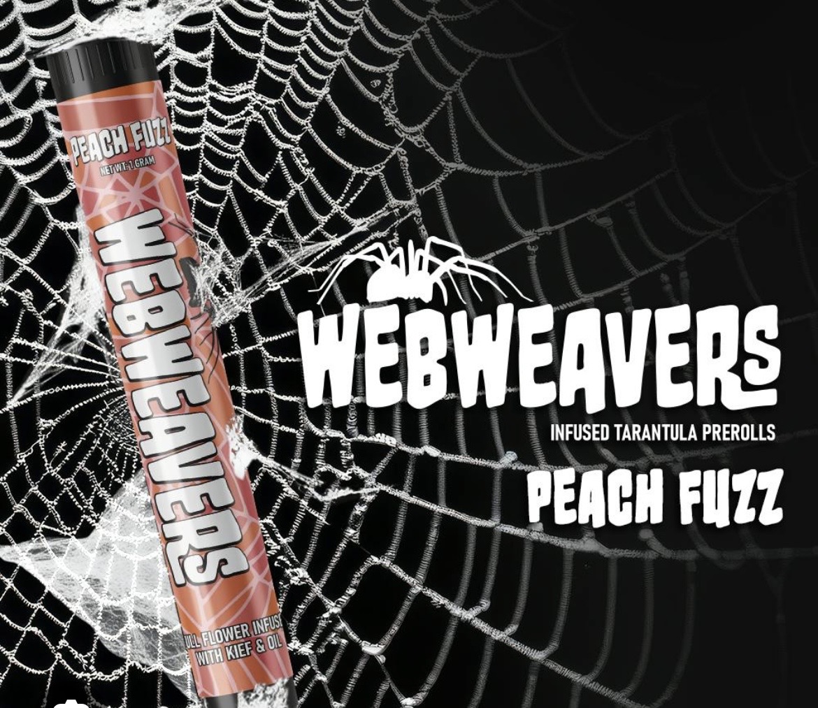 WebWeavers Infused Tarantula Pre-Roll Peach Fuzz